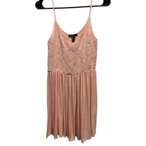 Forever 21 - Peach Spaghetti Strap Dress - Size Small